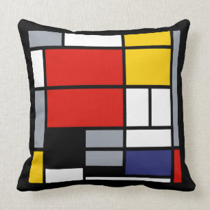 Piet Mondrian, Composition with Large Red Plane Cushion