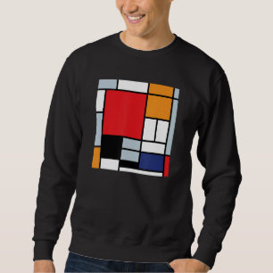 Piet Mondrian - Composition with Large Red Plane M Sweatshirt