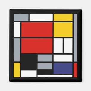 Piet Mondrian, Composition with Large Red Plane Magnet