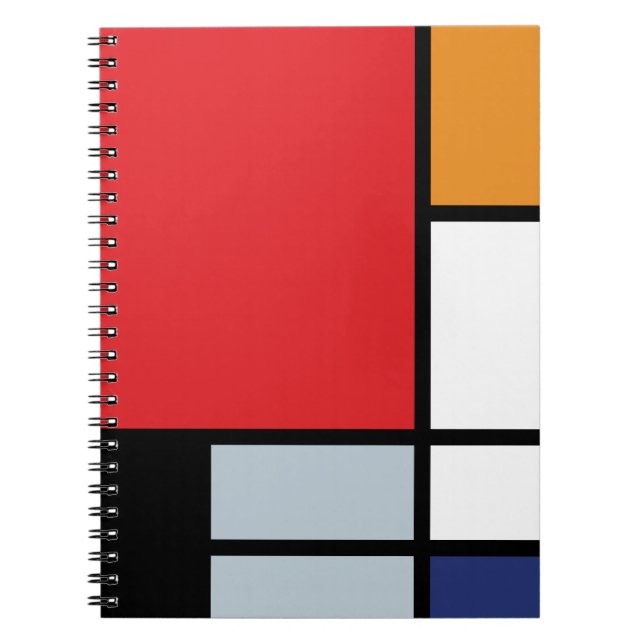 Piet Mondrian - Composition with Large Red Plane Notebook (Front)
