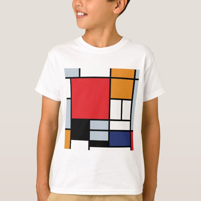 Piet Mondrian - Composition with Large Red Plane T-Shirt (Front)