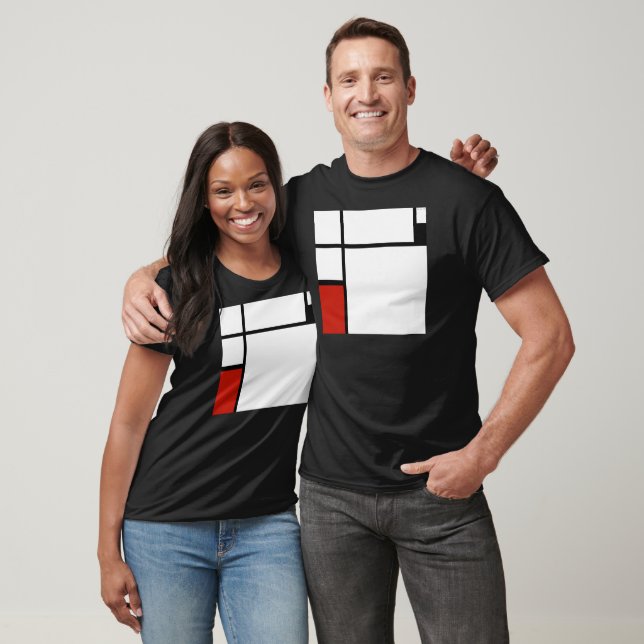 Piet Mondrian - Geometric Abstract T-Shirt (Unisex)