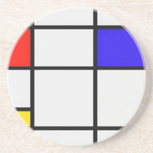 Piet Mondrian Modern Art Coaster