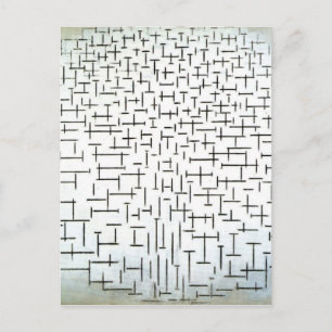 Piet Mondrian Modern Art Postcard