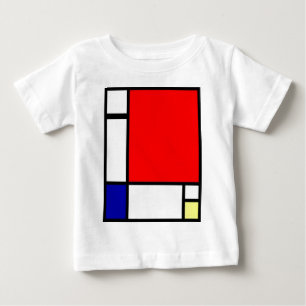 Piet Mondrian - Neoplastic Art Baby T-Shirt