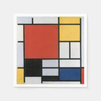 Piet Mondrian Red Blue Yellow Abstract Art