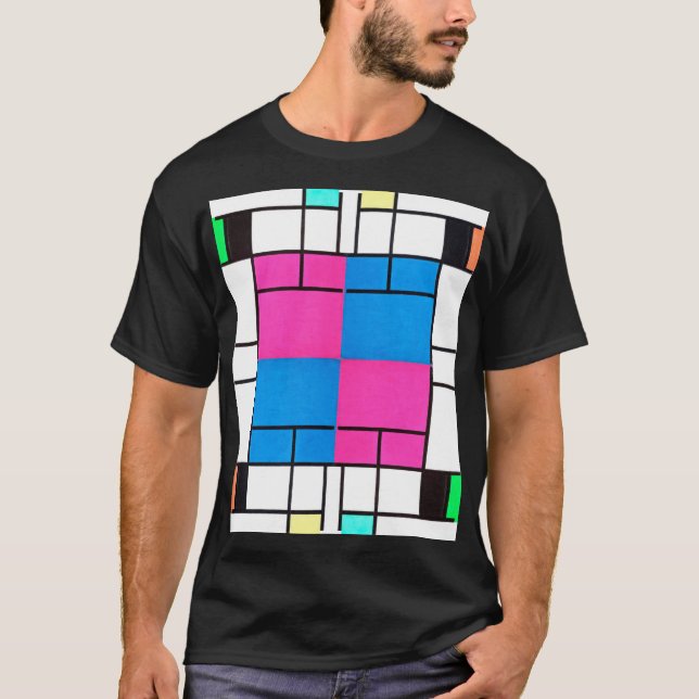 Piet Mondrian  T-Shirt (Front)