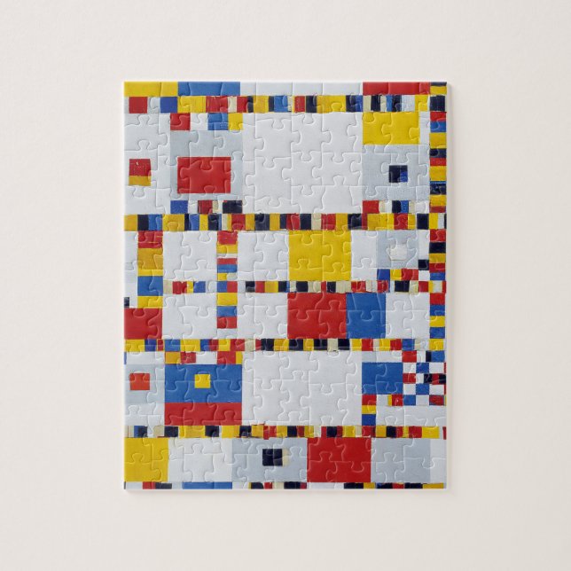 piet mondrian , victory.boogie-woogie jigsaw puzzle (Vertical)