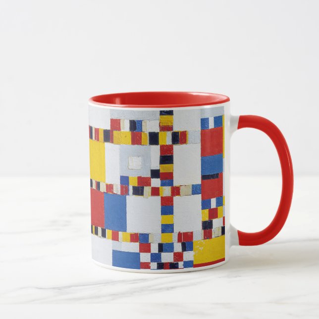 piet mondrian , victory.boogie-woogie mug (Right)