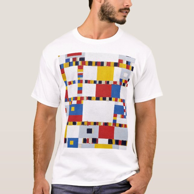 piet mondrian , victory.boogie-woogie T-Shirt (Front)