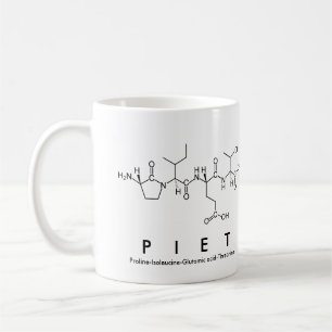 Piet peptide name mug