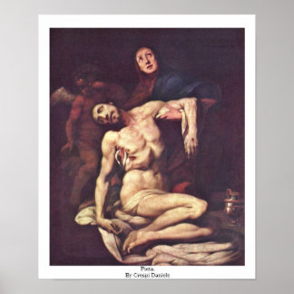 Pieta. By Crespi Daniele Poster
