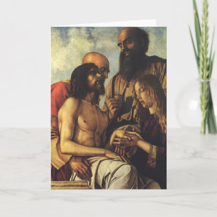 Pieta by Giovanni Bellini, Renaissance Fine Art Card