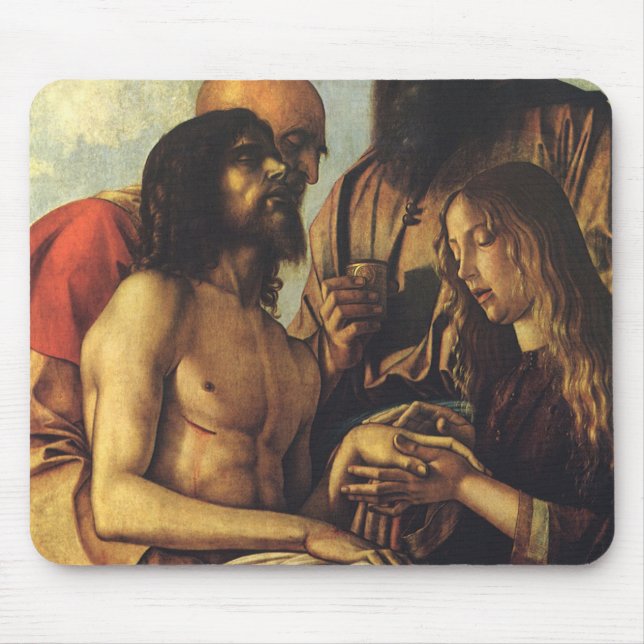 Pieta by Giovanni Bellini, Renaissance Fine Art Mouse Mat (Front)