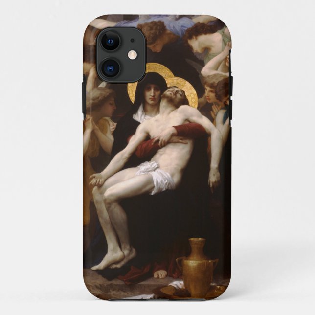 pieta Jesus Christ and Virgin Mary Case-Mate iPhone Case (Back)