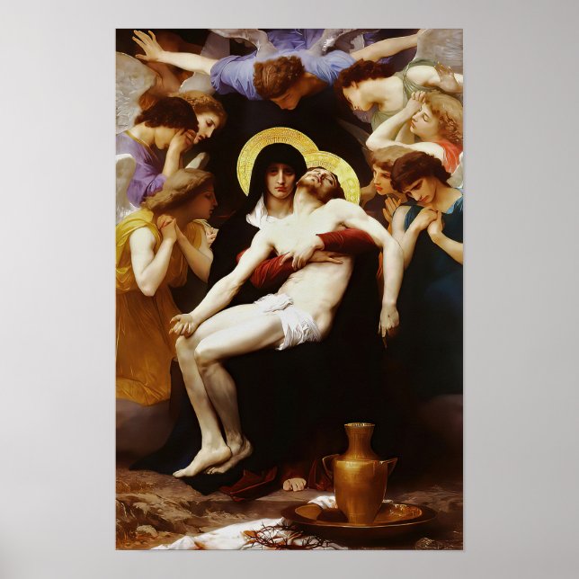 Pieta Jesus Crucifixion Lamentation Virgin Mary 02 Poster (Front)