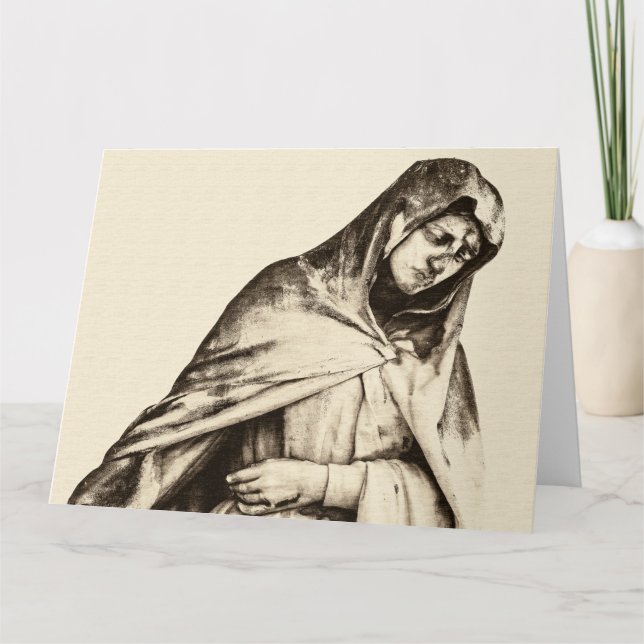 PIETA Jumbo Greeting Card (Front)