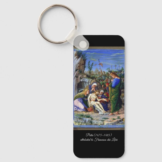 Pieta of Jesus Christ Key Ring (Front)