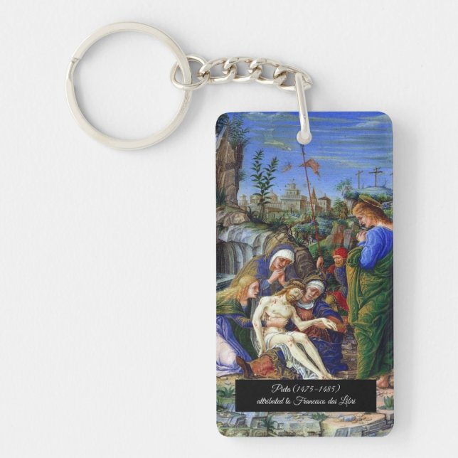 Pieta of Jesus Christ Key Ring (Front)