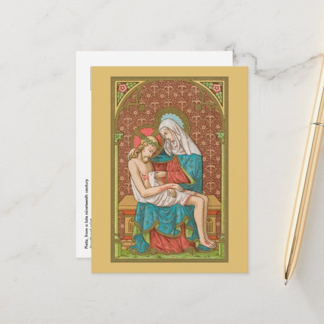Pieta (SAU 23) Postcard (Front/Back In Situ)