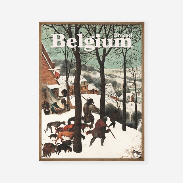 Pieter Bruegel Elder Hunters in the Snow 1565 Art Poster (Creator Uploaded)