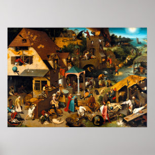 Pieter Bruegel Famous Visual Arts Netherland Prove Poster