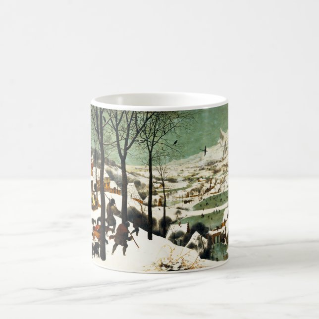 Pieter Bruegel Hunters in the Snow Coffee Mug (Center)