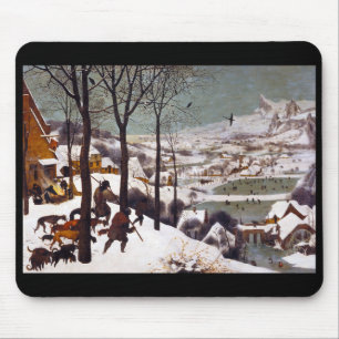Pieter Bruegel , "Hunters in the Snow" Mouse Mat