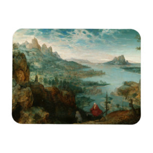 Pieter Bruegel - Landscape with flight into Egypt Magnet