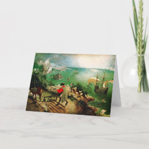 Pieter Bruegel Landscape with the Fall of Icarus Card