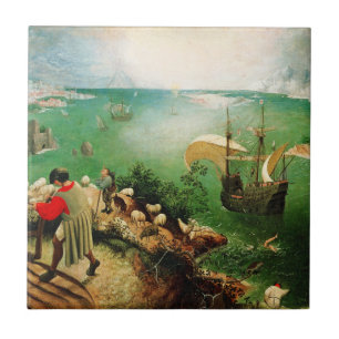 Pieter Bruegel Landscape with the Fall of Icarus Tile