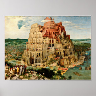 Pieter Bruegel The Elder - Babylon Poster