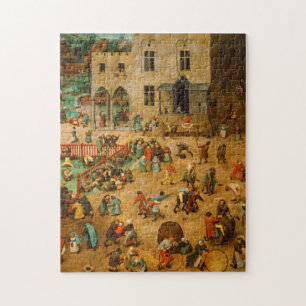 Pieter Bruegel The Elder - Children’s Games (1560) Jigsaw Puzzle