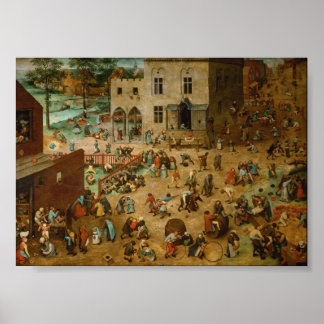 Pieter Bruegel the Elder Children s Games 1560 Poster