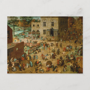 Pieter Bruegel the Elder - Children’s Games Postcard