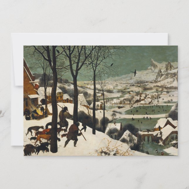 Pieter Bruegel The Elder - Hunters In The Snow (Front)