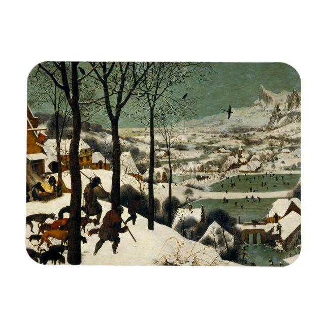 Pieter Bruegel the Elder - Hunters in the Snow Magnet (Horizontal)