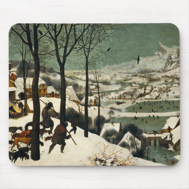 Pieter Bruegel the Elder - Hunters in the Snow Mouse Mat (Front)