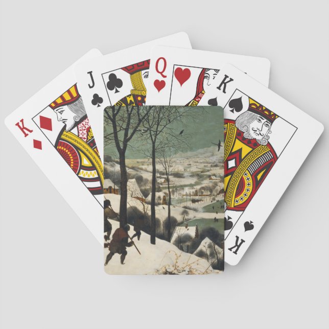 Pieter Bruegel The Elder - Hunters In The Snow Playing Cards (Back)