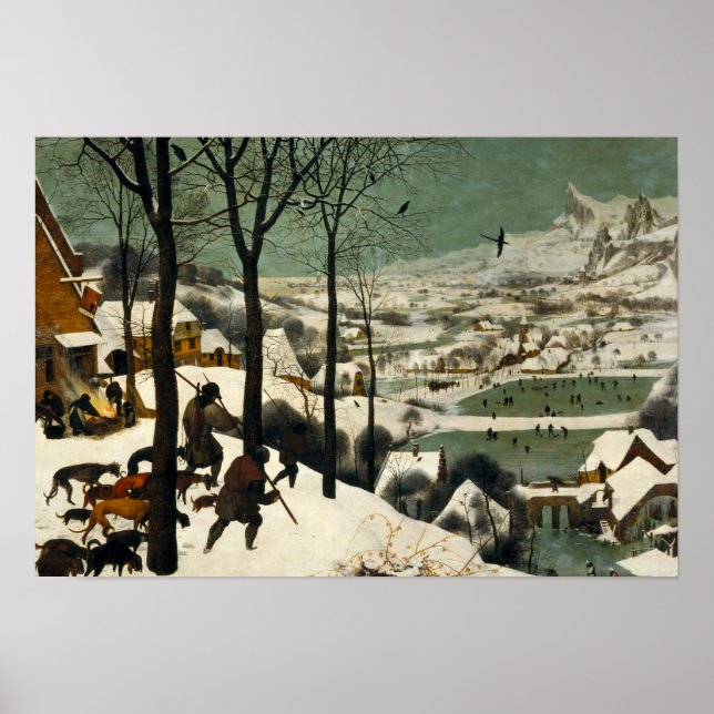 Pieter Bruegel the Elder - Hunters in the Snow Poster (Front)