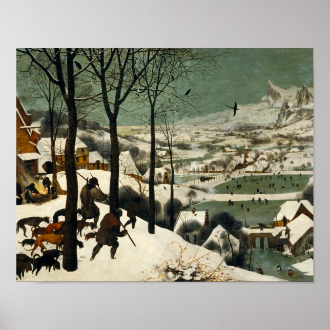 Pieter Bruegel the Elder - Hunters in the Snow Poster (Front)