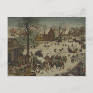 Pieter Bruegel the Elder -  Numbering at Bethlehem Postcard