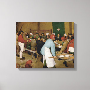 Pieter Bruegel the Elder - Peasant Wedding Canvas Print
