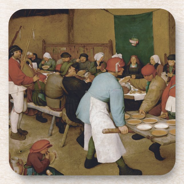 Pieter Bruegel the Elder - Peasant Wedding Coaster (Front)