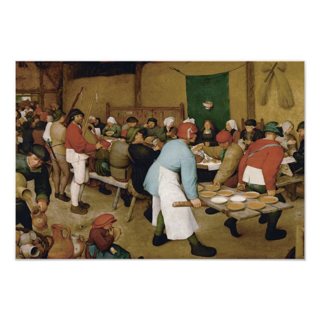 Pieter Bruegel the Elder - Peasant Wedding Photo Print (Front)