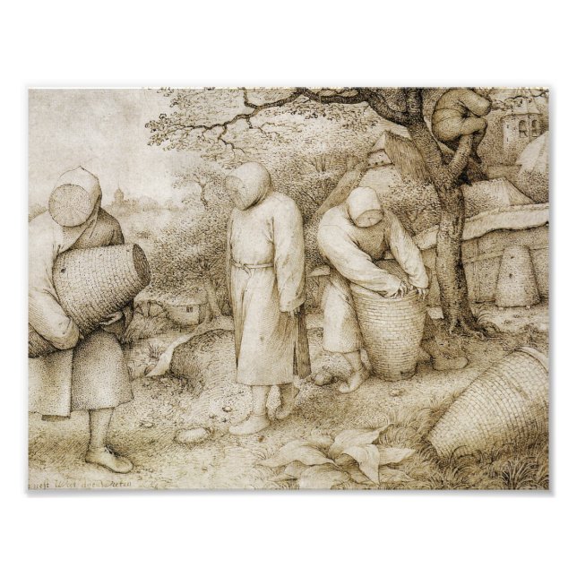 Pieter Bruegel the Elder - The Beekeepers Photo Print (Front)