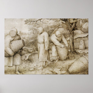 Pieter Bruegel the Elder - The Beekeepers Poster