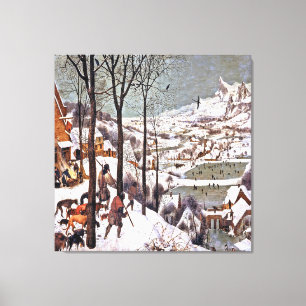 Pieter Bruegel the Elder. The Hunters in the Snow Canvas Print