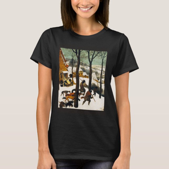 Pieter Bruegel The Elder The Hunters in the Snow T-Shirt (Front)