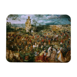 Pieter Bruegel the Elder-The Procession to Calvary Magnet